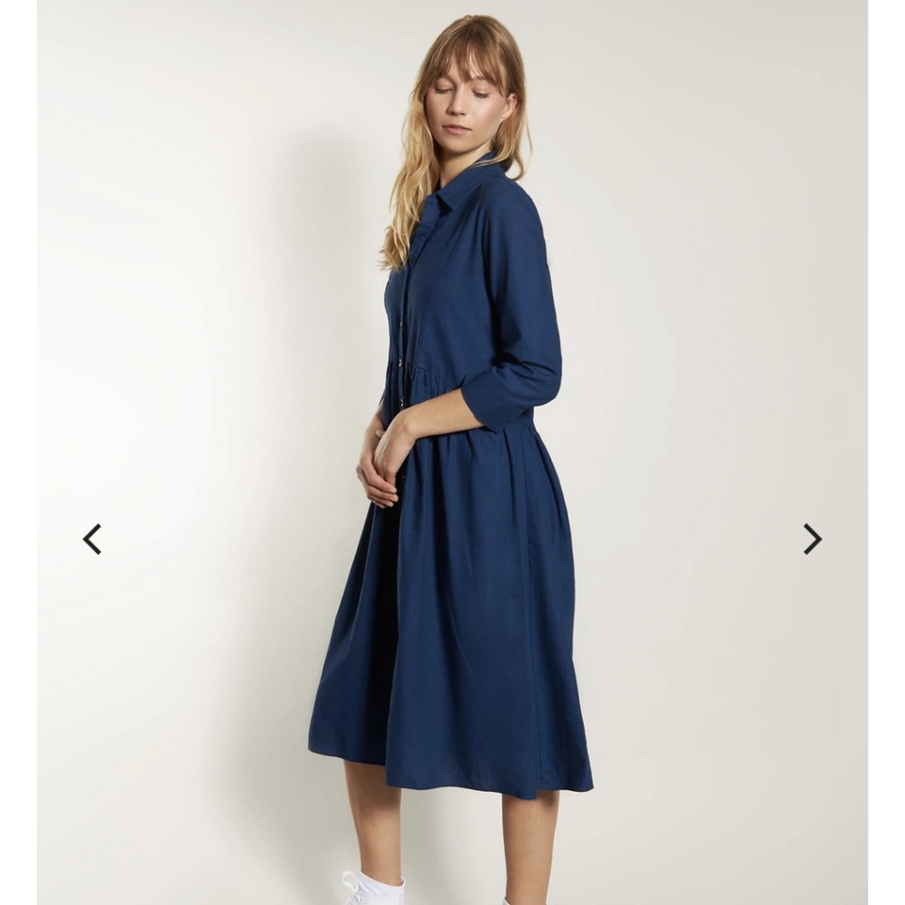 Good for Sunday Linen Dress NWT